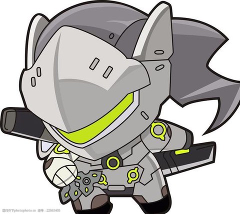 守望先锋源氏怎么画