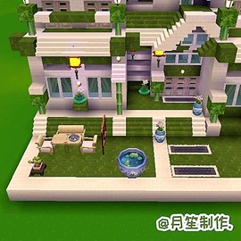 迷你世界怎么做花园