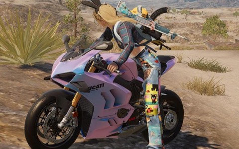 绝地求生摩托车怎么炫[图2]