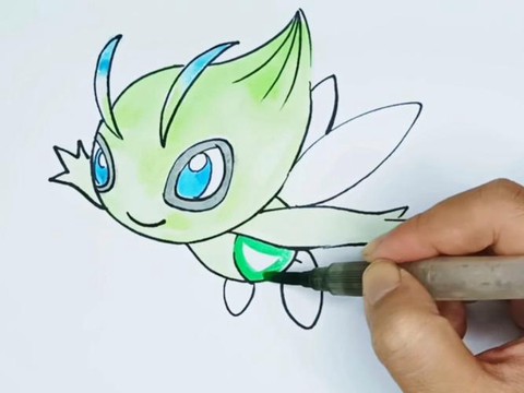 怎么画神奇宝贝里面的