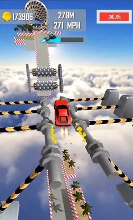 巨型坡道汽车跳跃图1