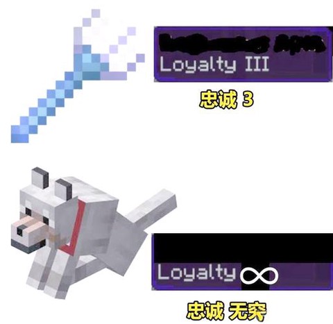 我的世界忠诚有什么用