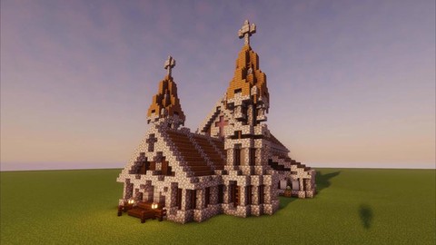 我的世界如何盖小教堂