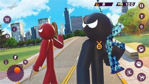 火柴人都市猎车图1