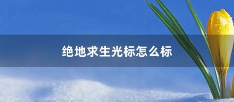 绝地求生光标是什么[图1]