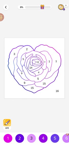 泡泡数字填色[图1]