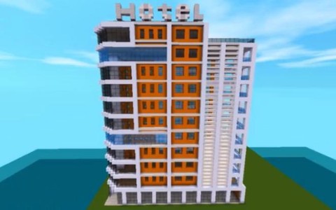迷你世界怎么造宾馆