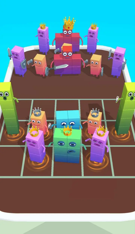 合并数字方块图1