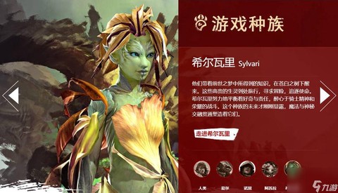 激战2元素什么种族