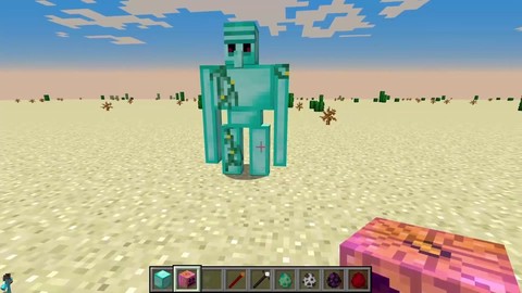 我的世界怎么做铁人