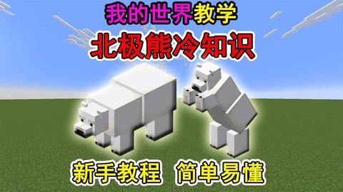 我的世界怎么训北极熊
