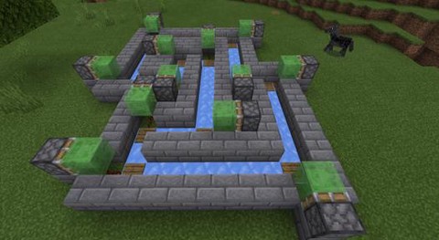 我的世界怎么做跑步机