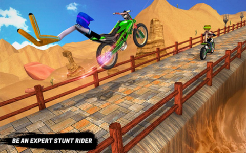 火柴人自行车骑手图1