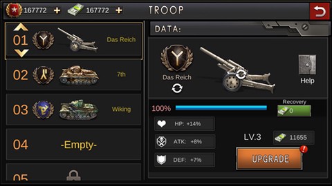 二战名将：策略战争游戏图3