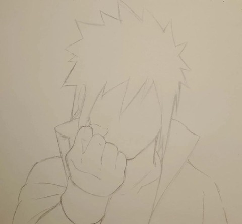 火影忍者佐助怎么画[图1]