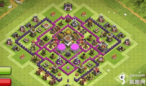 部落冲突八本配什么兵