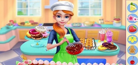 甜心公主制作蛋糕图3