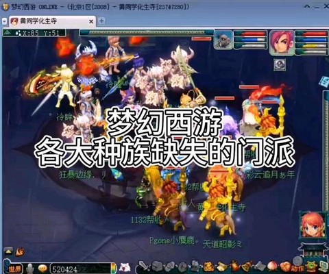 梦幻西游种族给什么