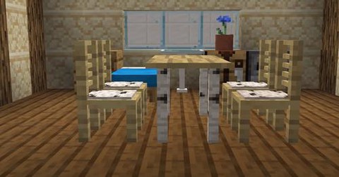 我的世界桌子椅子怎么做