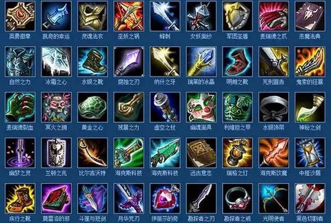 英雄联盟没有什么装备