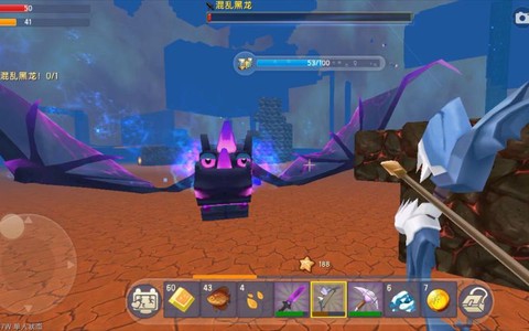 迷你世界如何做黑龙