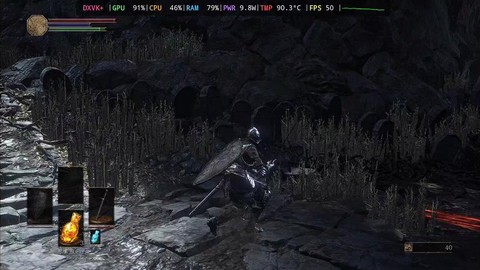 黑魂3怎么锁定敌人