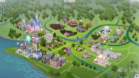 模拟人生4怎么放大