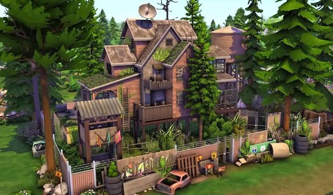 模拟人生4怎么看二楼