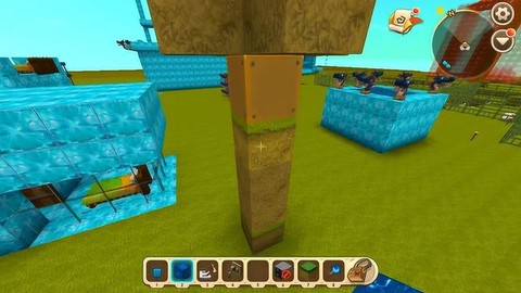 迷你世界怎么造雪人