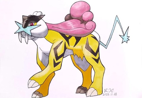 神奇宝贝雷公怎么画[图2]