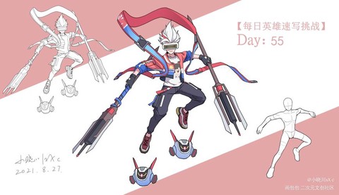 王者荣耀哪吒怎么画[图2]