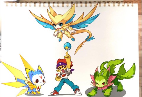 洛克王国的洛克怎么画[图1]