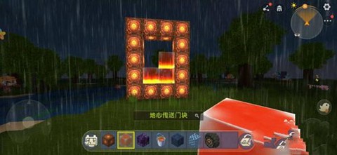 迷你世界怎么做地心门