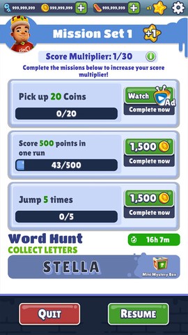 地铁跑酷无限金币图1