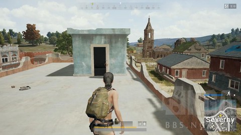 绝地求生怎么跳房顶