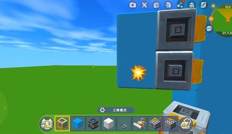 迷你世界移动门怎么做