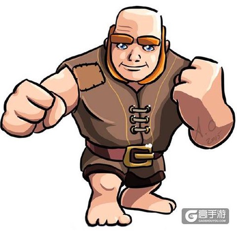 部落冲突巨人怎么画[图2]