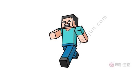 我的世界怎么画史蒂夫