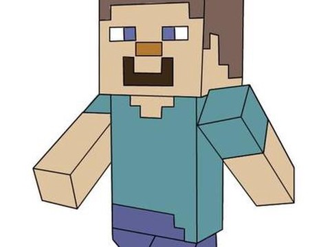 我的世界怎么画史蒂夫[图1]