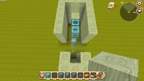 迷你世界电子门怎么做