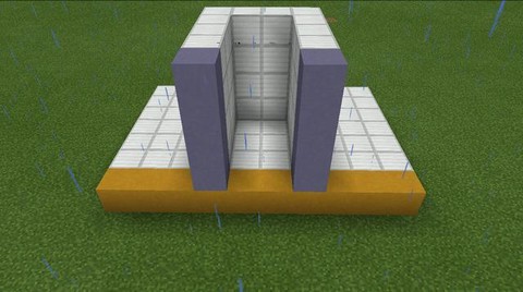 我的世界怎么做电梯门