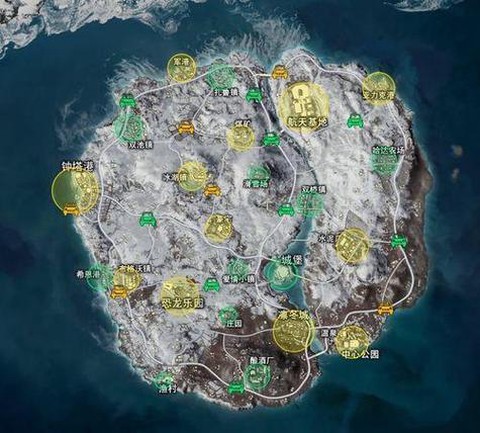 绝地求生跳什么位置好