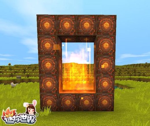 迷你世界怎么装饰门