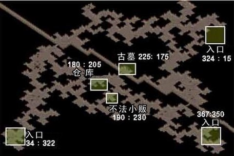 传奇兽人古墓怎么走