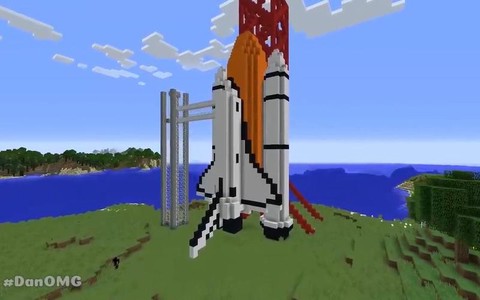 我的世界火箭怎么飞