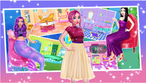 童话公主打扫卫生图2