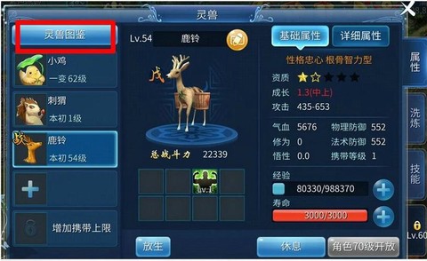 倩女幽魂灵兽怎么看好坏[图2]