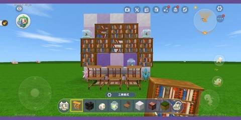 迷你世界中书柜怎么用