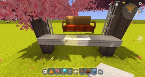 迷你世界里怎么做秋千