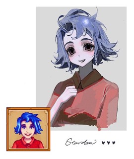 星露谷物语怎么画头发